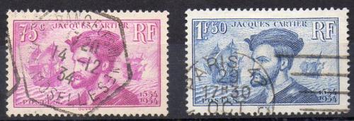 Francia Año 1934 Nº Yvert 296/97 (o)